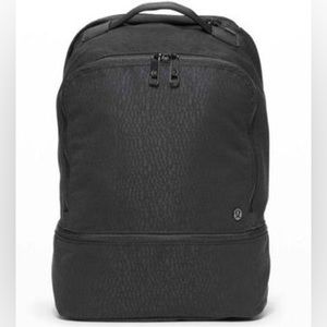 Lululemon City Adventurer Backpack *17L Stacked Jacquard Black Midnight